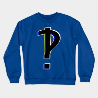 Neon Interrobang Crewneck Sweatshirt